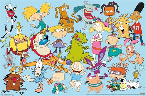 Trends International Nick Toons Characters Wall | Ubuy India