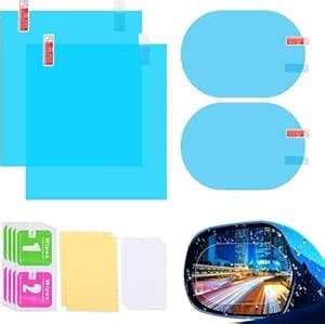 Ezee Living Car Rearview Mirror Anti Fog Film 4 Pcs | Waterproof Anti ...