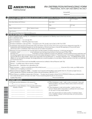 2007 Form TD Ameritrade TDAI 2423 - Blank Fillable Template | Fill Out ...