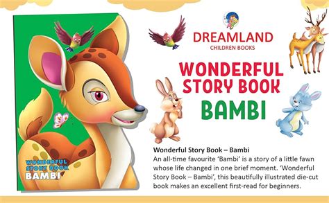 Bambi – Wonderful Story Board Book for Kids Ages 2-6 | Colourful Die ...