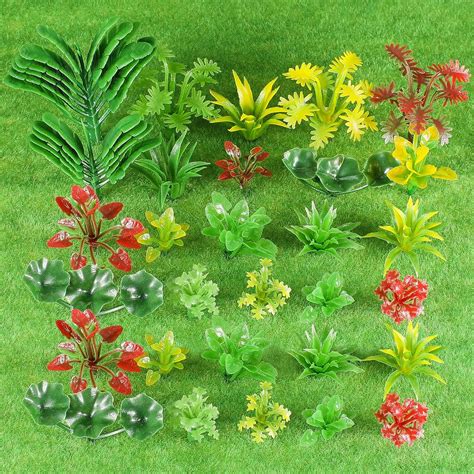 Buy 120 Pcs Mixed Color Model Plants Tropical Miniature Plants ...