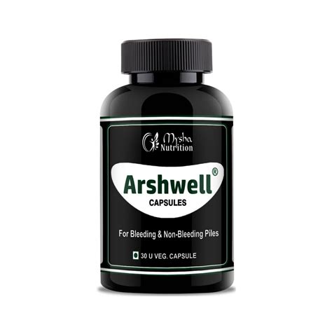 Buy Mysha Nutrition Arshwell Capsules | For Bleeding and Non-Bleeding ...