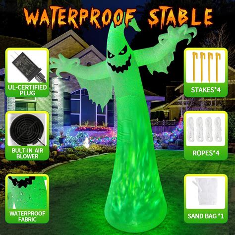 Zukakii 12FT Giant Halloween Inflatables Ghost Decorations India | Ubuy