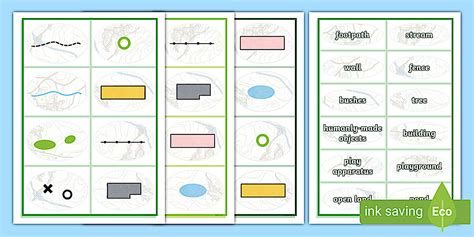 Orienteering Map Symbols Bingo - Map Reading Activity
