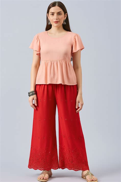 5 Effortless Ways to Style Your Chikankari Palazzos – The Pajama Factory