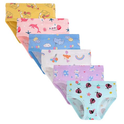 Buy Boboking Soft Cotton Underwear Toddler Girls'Briefs Soft Undies ...
