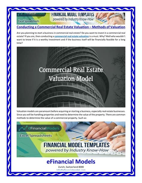 PPT - Conducting a Commercial Real Estate Valuation â€“ Methods of ...