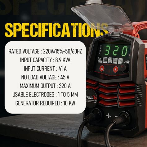 RENEWED - iBELL IBL M320-104D Inverter ARC Welding Machine 320A | Adva ...