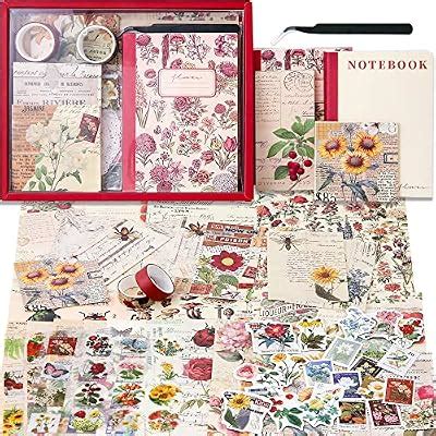 Emmoolife 348 Pcs Scrapbooking Supplies Kit, Vintage Aesthetic India | Ubuy