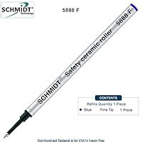 Blue Fine Schmidt 5888 Rollerball Metal Refill : Amazon.in: Office Products