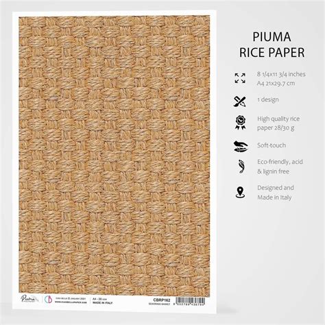 Ciao Bella Rice Paper A4 Seagrass Basket, Model: ES-CBRP162 | Michaels
