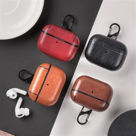 Vaku ® For Apple AirPod Pro Vintage leather Hook Case - Apple - Back ...