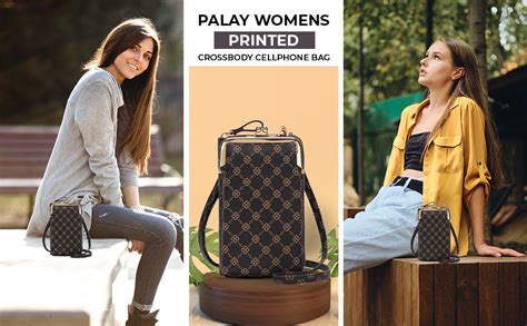 PALAY® Crossbody Phone Bag for Women Stylish PU Leather Mobile Cell ...