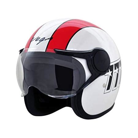 Studds JETSTAR Classic D5 Flying Ace's Open Face Helmet (Matt Black, M ...