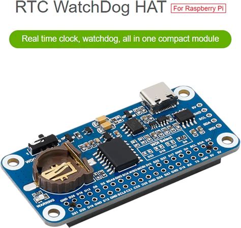 Buy waveshare RTC WatchDog HAT for Raspberry Pi and Jetson Nano,MAX705 ...