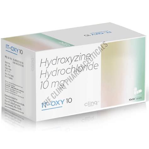 Hydroxyzine 10 Mg Tablet Manufacturer, Supplier from Kurukshetra