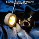 GZE 3D Astronaut Crystal Ball Night Lamp Decorative Showpiece - 8 cm ...