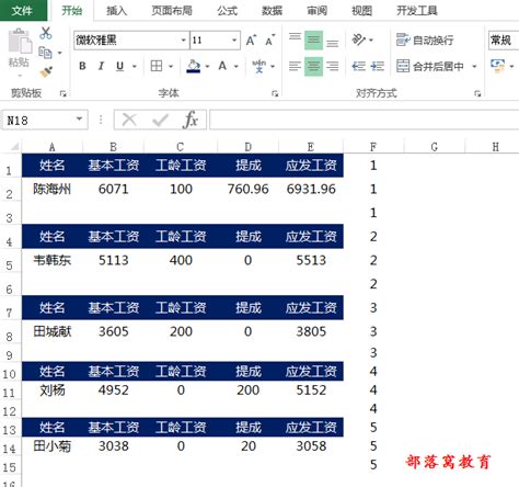 HR和财务必看的Excel工资表总结教程