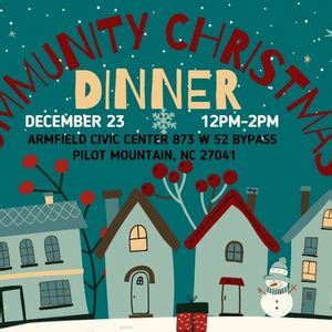 Community Christmas Dinner, Armfield Civic and Recreation Center, Pilot ...