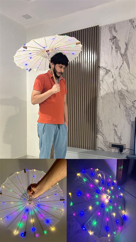 LED Japanese Umbrella's for wedding guests and bridesmaids / Chinese W ...