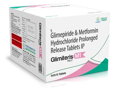 Anti Diabetic Medicine - Glimepiride & Metformin Hydrochloride ...