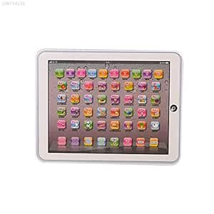 KCHOICE® 5051 English White Learning Machine Toy Laptop Touch : Amazon ...