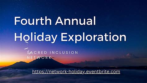 Sacred Inclusion Network Holiday Event, December 16 2023 | Online Event ...