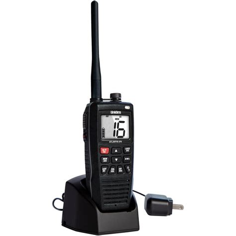 Uniden Uniden Atlantis 275 Floating Handheld 2-Way VHF Marine Radio ...