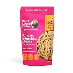Sweet Karam Coffee Classic Murukku Sticks | No Palm Oil | No ...