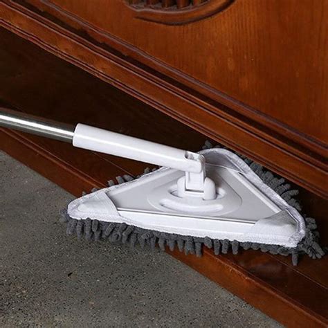 360 Rotating Triangular Corner Mop With Long Handle