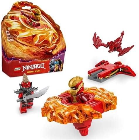 LEGO NINJAGO Kai’s Dragon Spinjitzu Spinner Action Toy Set 71823 ...