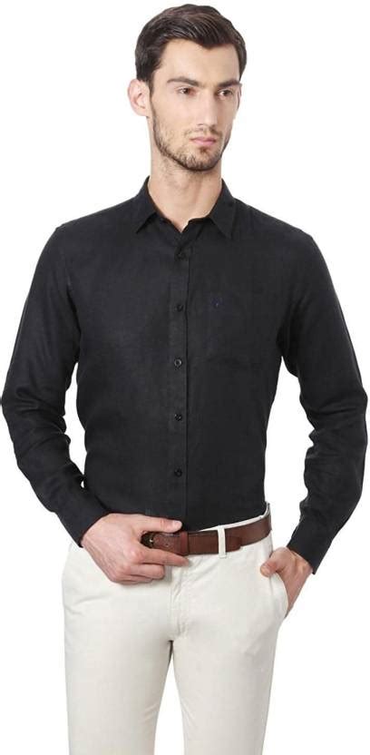 SDFSD Men Solid Formal Black Shirt - Buy SDFSD Men Solid Formal Black ...