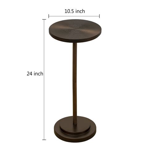 CL Carved Small Drink Table, Martini Table, Pedestal Table For Living ...