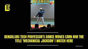 Bengaluru tech professor's dance moves earn him the title 'Mechanical ...