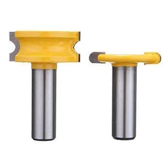 3NH® Rb35 2Pcs 1/2 Inch Shank Flute And Bead Router Bit Set Wood ...