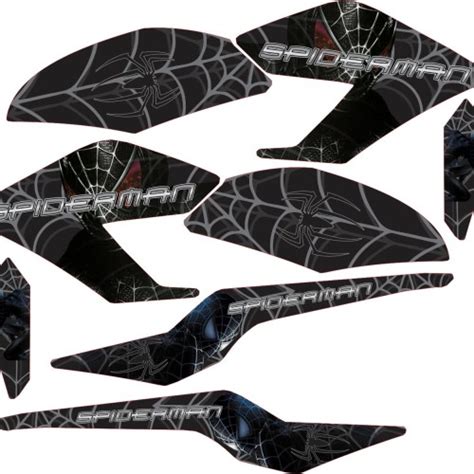 Jual Sticker All New CB150R Striping Black Spiderman - tanpa laminasi ...