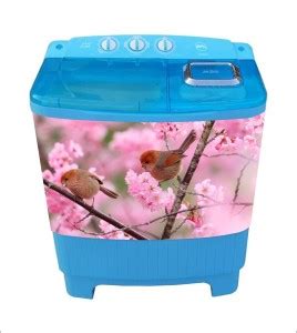 K2A Studio 86 cm decorative pink flower birds washing machine sticker ...