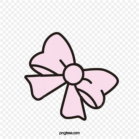 Pink Bow Cartoon