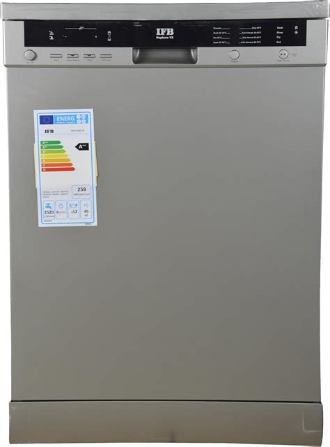 IFB 12 Place Settings Hot Water Wash Free Standing Dishwasher (Neptune ...