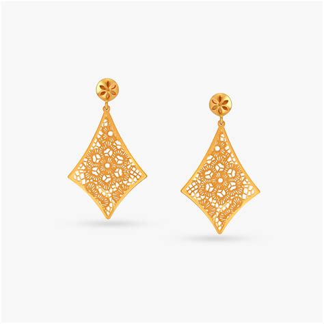 Stylish Jali Drop Earrings