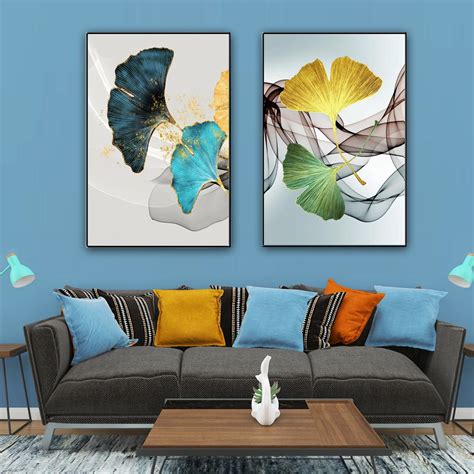 Stingray Story Two Panel Framed Canvas Print-Set of 2 | Dekor Company