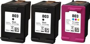 verena 803 Black & colour combo Ink Cartridge HP Deskjet 1111, 1112 ...