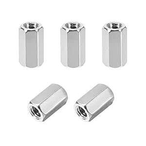 uxcell M4x8mm Female-Female Hex Nickel Plated PCB Motherboard Spacer ...