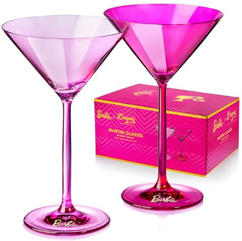 Pink Martini Glass