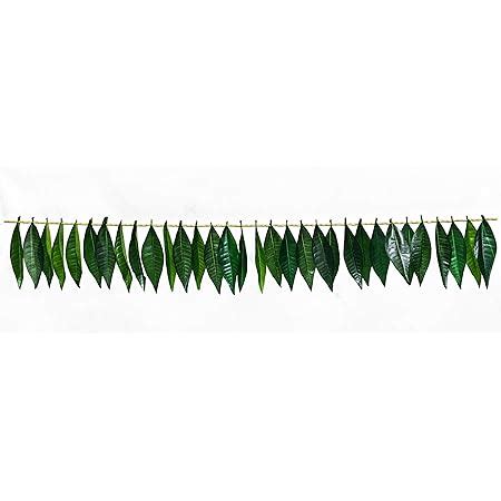Buy Daedal crafters Plastic Cloth Mango Leaf Toran Online at Low Prices ...