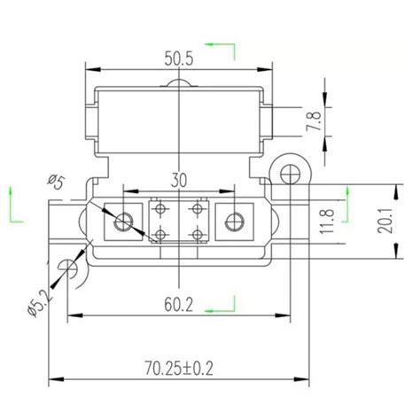 ANS Single Midi Fuse Box - 60A Fuse Motorobit - Motorobit.com