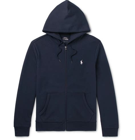 Polo Ralph Lauren - Jersey Zip-Up Hoodie - Men - Blue | Ralph lauren ...