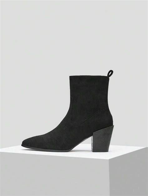 MOTF PREMIUM BLOCK HEEL BOOTIES | SHEIN EUR