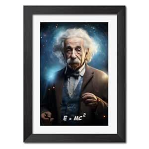 inspire TA Albert Einstein AI Poster Scientist Inventor Quotes Painting ...