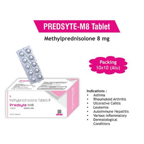 PREDSYTE-M8 Tablets Sarthak Biotech Pvt. Ltd.